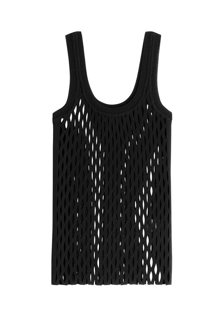 Alexander Wang Alexander Wang Mesh Tank - Black