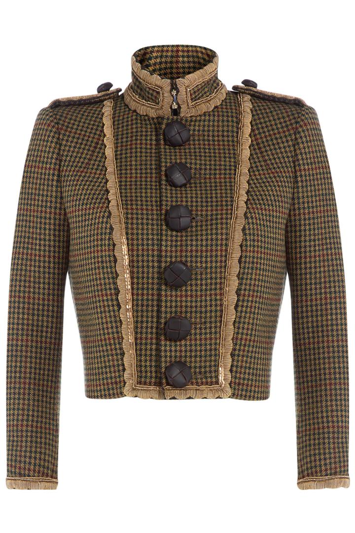 Dsquared2 Dsquared2 Wool Tweed Jacket - Multicolored