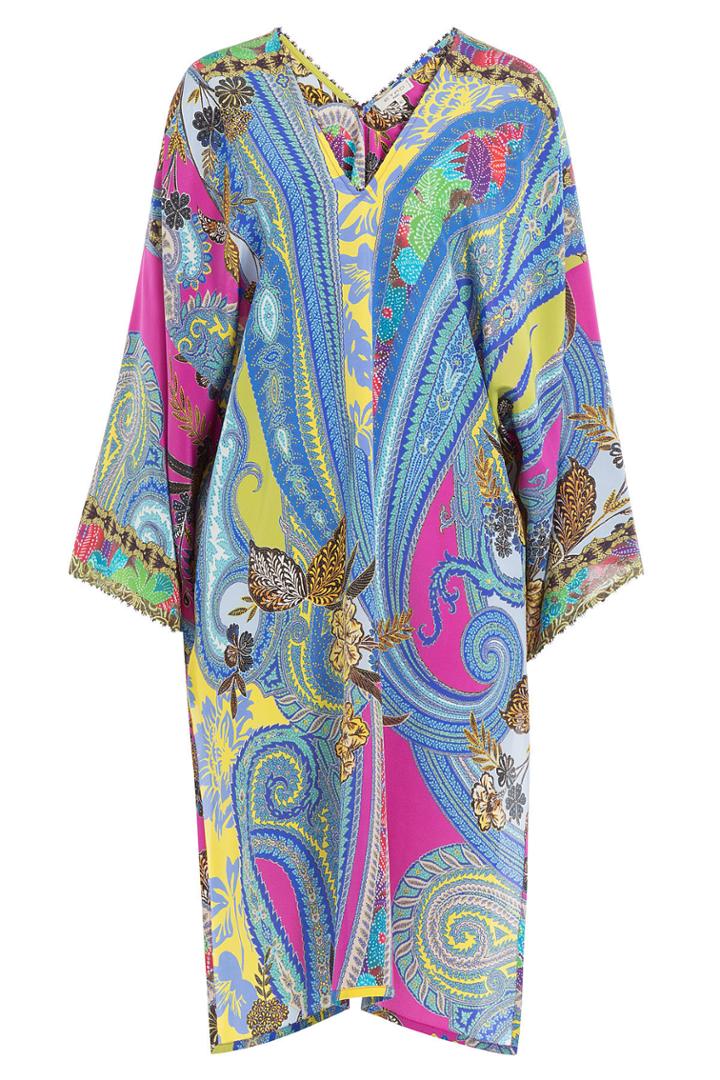 Etro Etro Printed Silk Tunic - Multicolored