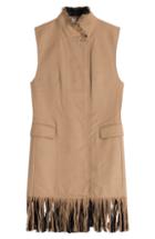 3.1 Phillip Lim Wool Vest With Fringed Trims