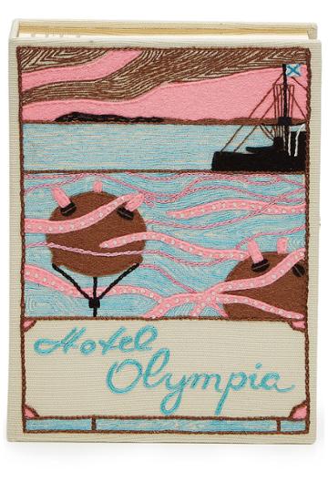 Olympia Le-tan Olympia Le-tan Embroidered Hotel Olympia Clutch