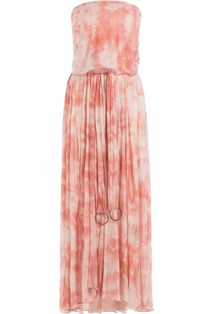 Roberto Cavalli Roberto Cavalli Tie-dye Printed Maxi Dress - Rose