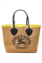 Burberry Burberry The Giant Tote In Knitted Archive Crest