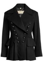 Burberry Burberry Double Breasted Wool Jacket
