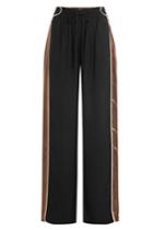 Peter Pilotto Peter Pilotto Satin Pants With Contrast Trim - Black