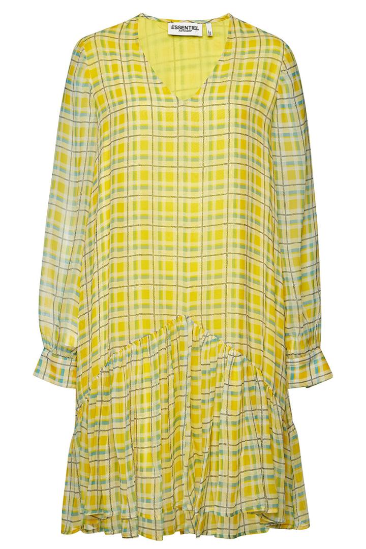 Essentiel Antwerp Essentiel Antwerp Checked Mini Dress
