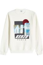 Kenzo Kenzo Printed Cotton Sweatshirt With Appliqué