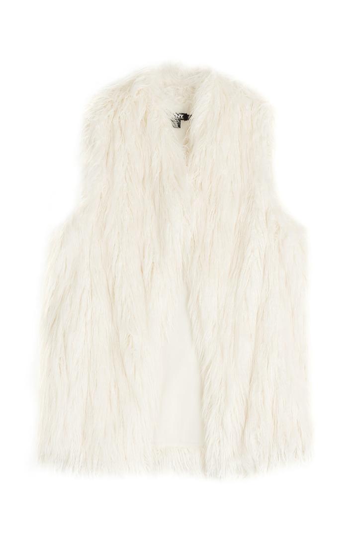 Dkny Dkny Faux Fur Vest - None