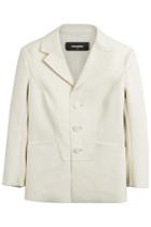 Dsquared2 Dsquared2 Leather Jacket - White