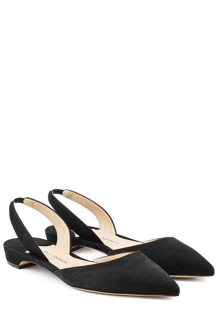 Paul Andrew Paul Andrew Suede Sling-backs - Black