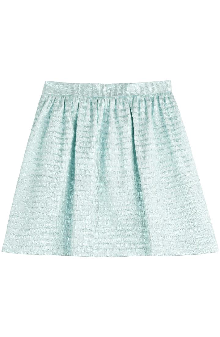 Tara Jarmon Flared Jacquard Skirt