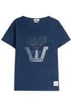 Closed Closed Printed Cotton T-shirt - Blue