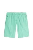 Kenzo Kenzo Cotton Chino Shorts - Green