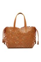Sophia Webster Sophia Webster Liara Leather And Canvas Tote