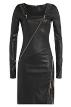 Jitrois Jitrois Leather Sheath With Zippers And Cutouts - Black