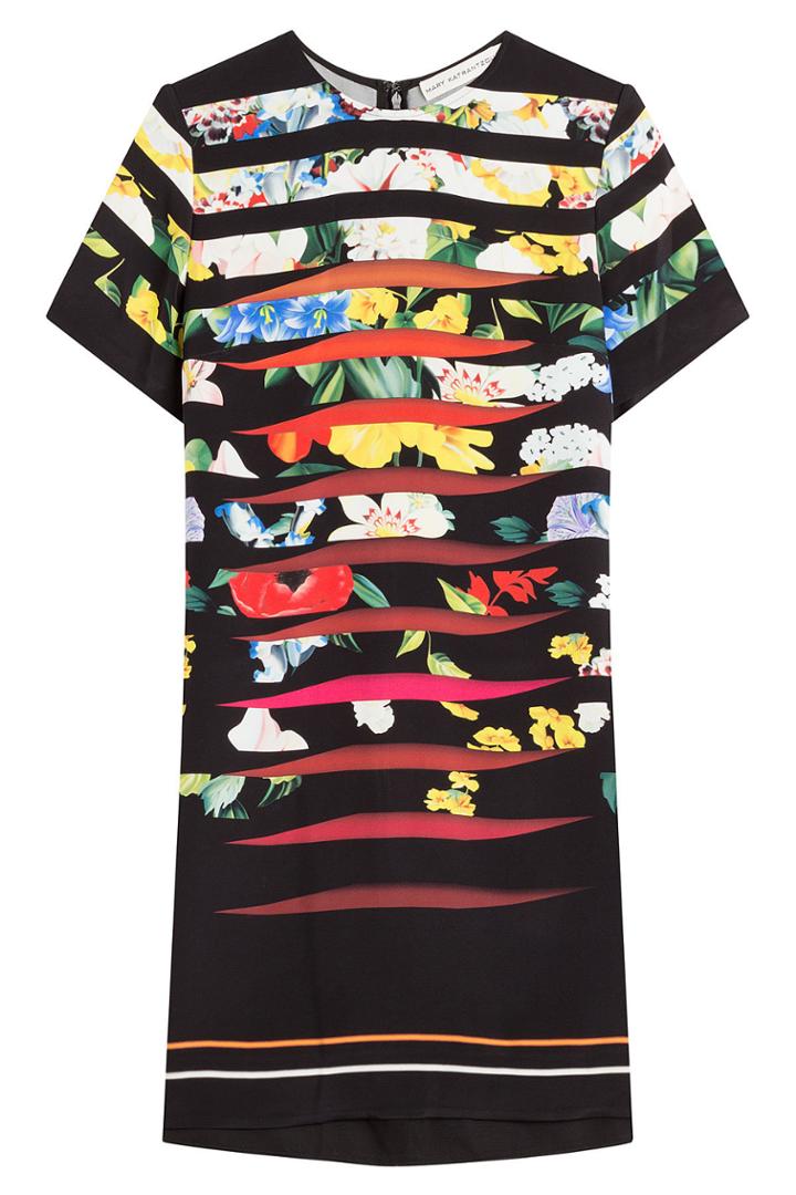 Mary Katrantzou Mary Katrantzou Printed Silk Dress - Multicolored