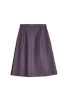 Maison Margiela Maison Margiela Micro Herringbone Wool Skirt