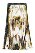 Versace Versace Printed Silk Skirt