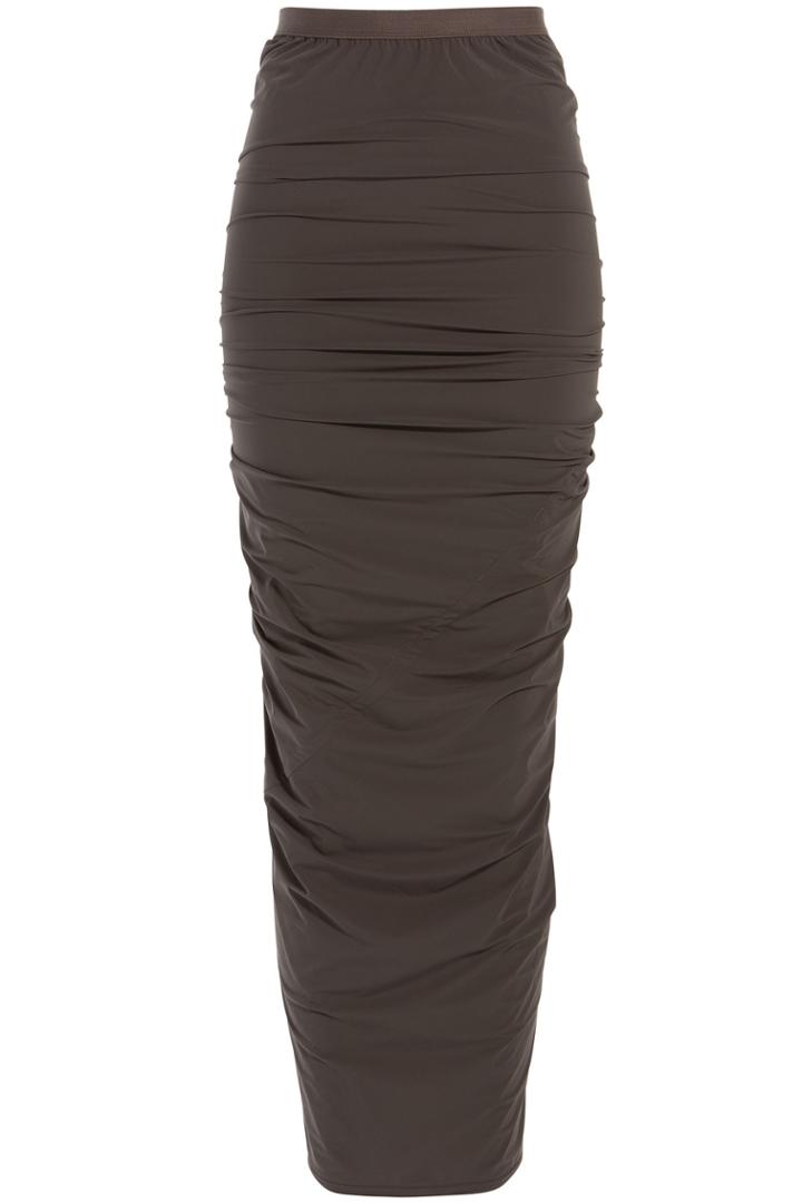 Rick Owens Rick Owens Ruched Skirt - Brown