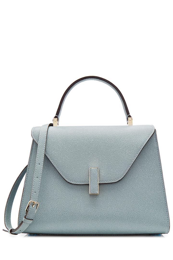 Valextra Valextra Isis Medium Leather Tote - Grey