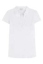 James Perse James Perse Cotton Polo Shirt - White