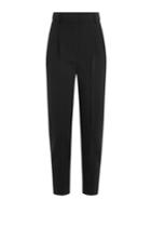 Alexander Mcqueen Alexander Mcqueen High Waisted Cropped Wool Pants