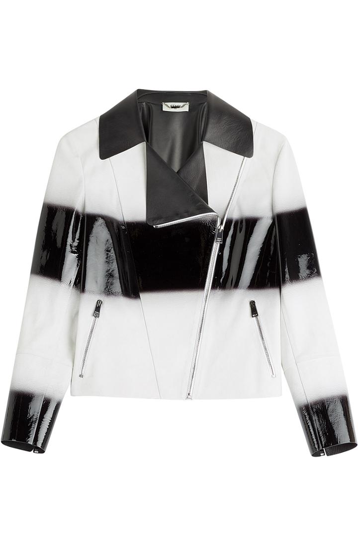 Fendi Two-tone Leather Jacket