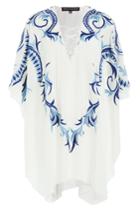 Melissa Odabash Melissa Odabash Embroidered Silk Kaftan