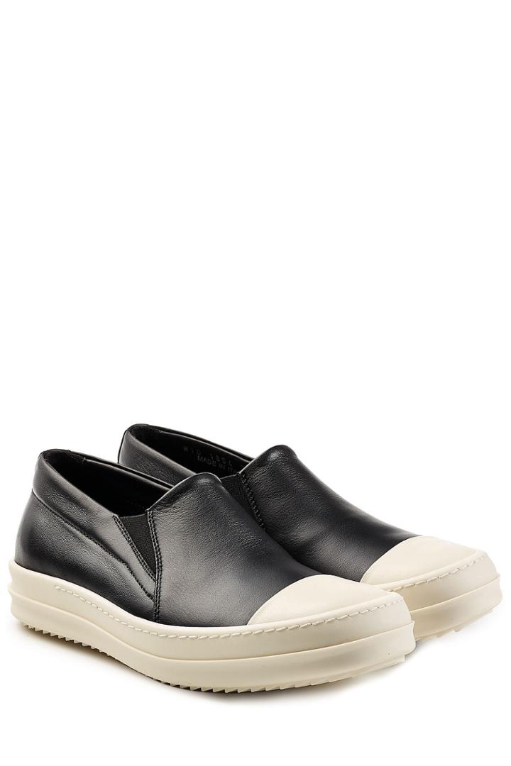 Rick Owens Rick Owens Leather Slip-on Sneakers - Multicolor
