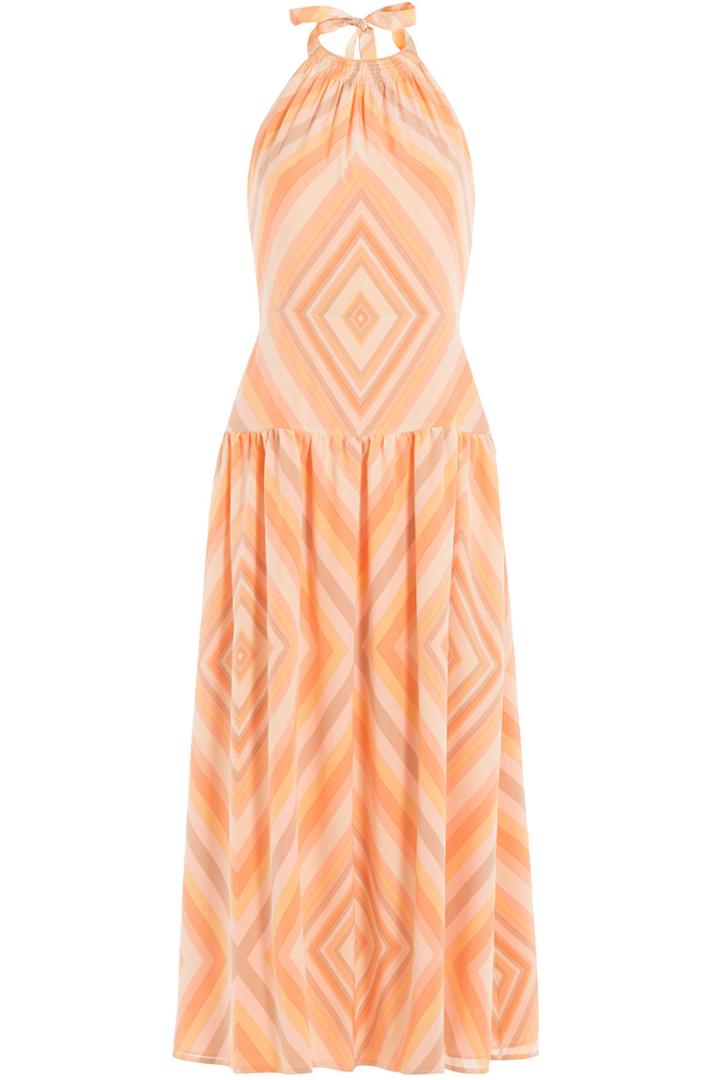 Valentino Valentino Printed Silk Dress