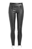 Zoe Karssen Zoe Karssen Lace-up Leather Pants