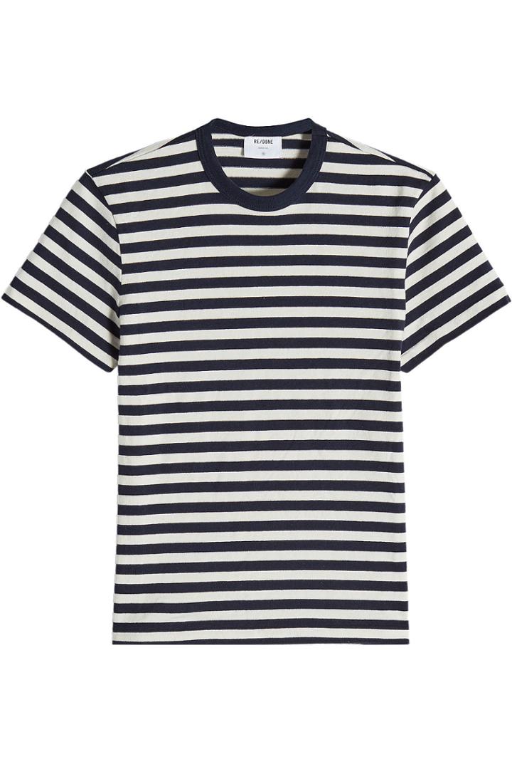 Re/done Re/done Striped Cotton T-shirt