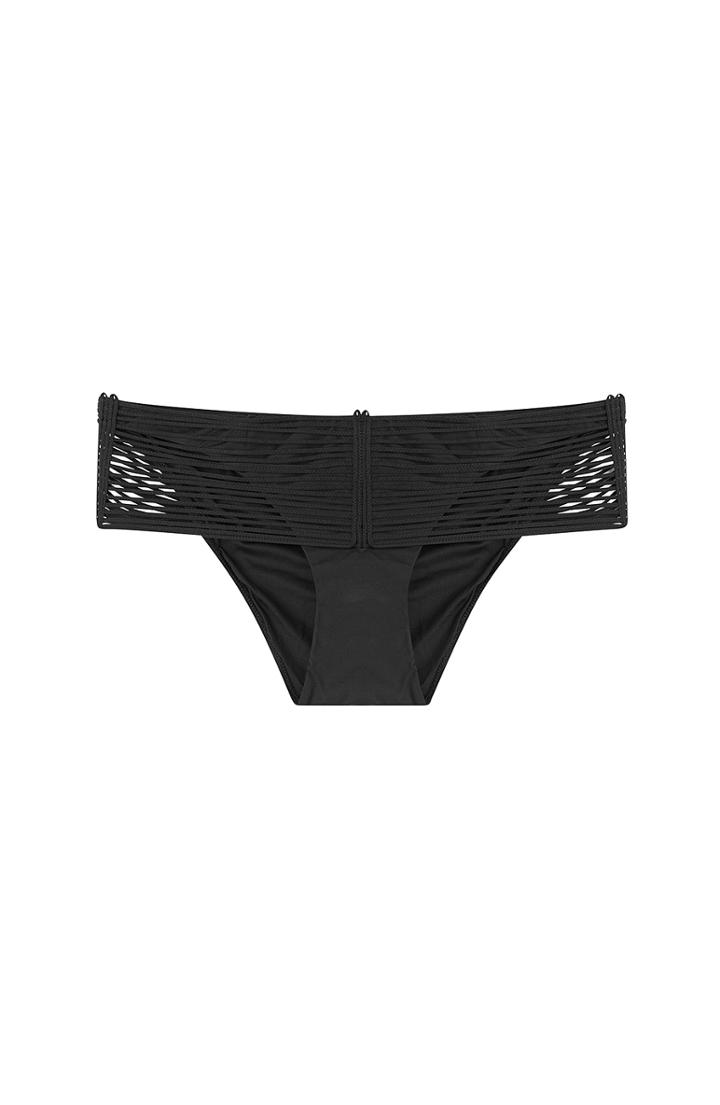 La Perla Bikini Briefs With Cut-out Overlay