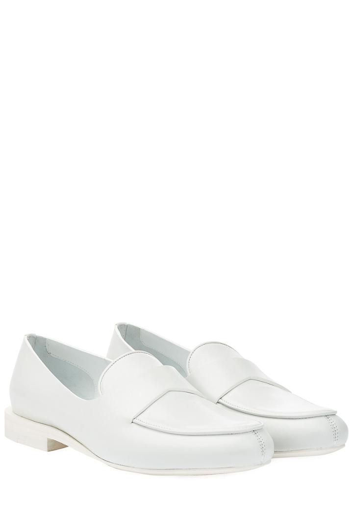 Jil Sander Jil Sander Leather Loafers - White