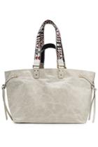 Isabel Marant Isabel Marant Bagya Leather Tote With Embroidered Handles