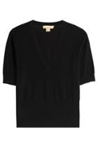 Michael Kors Michael Kors Merino Wool Pullover - Black