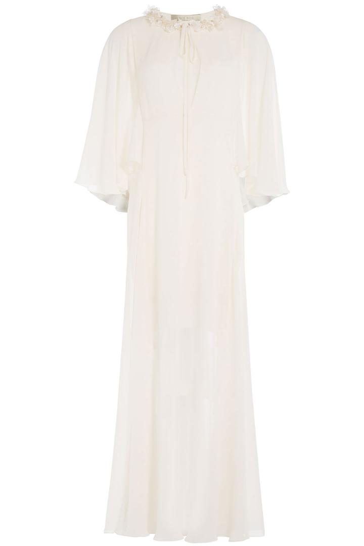 Elie Saab Elie Saab Silk Evening Gown - White