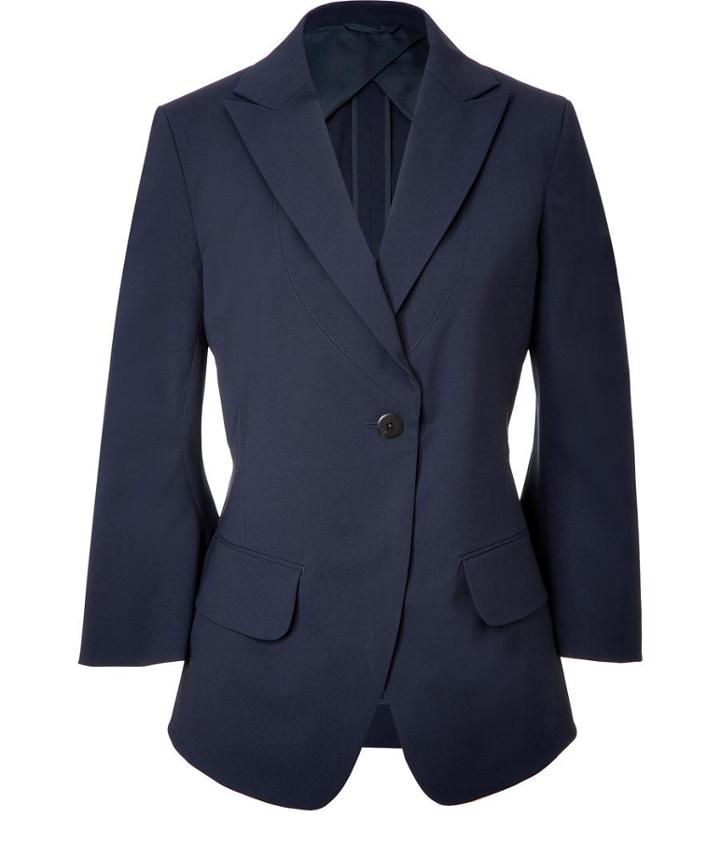Jil Sander Stretch Wool Blazer With Flared Sleeves