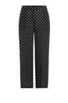 Theory Theory Printed Wide Leg Silk Pants - Dots