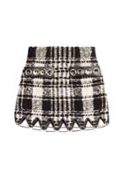 Alexander Wang Alexander Wang Bouclé Skirt With Leather - Multicolor