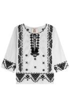 Figue Figue Embroidered Cotton Top