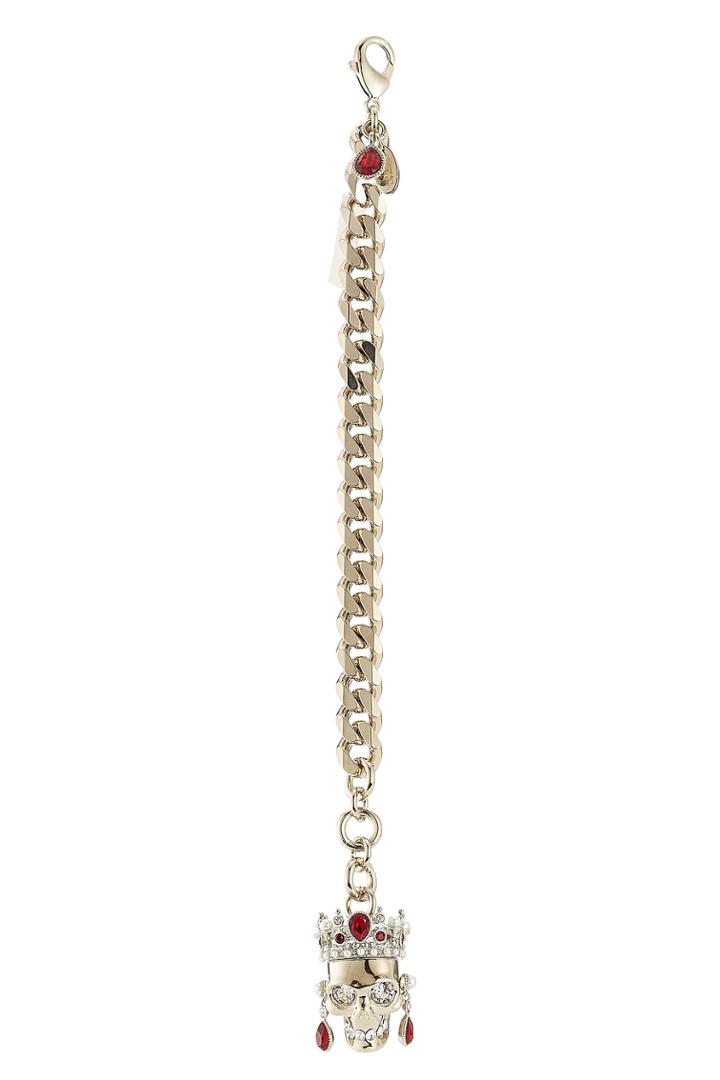 Alexander Mcqueen Alexander Mcqueen Embellished Chain Bracelet - Multicolor