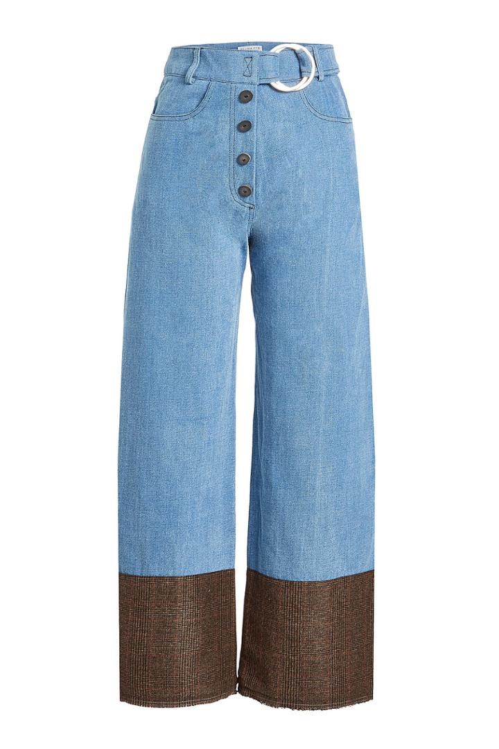 Rejina Pyo Rejina Pyo Wide-leg Jeans With Contrast Ankles