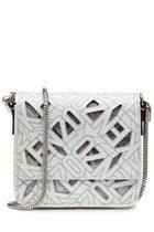 Kenzo Kenzo Printed Leather Shoulder Bag - White