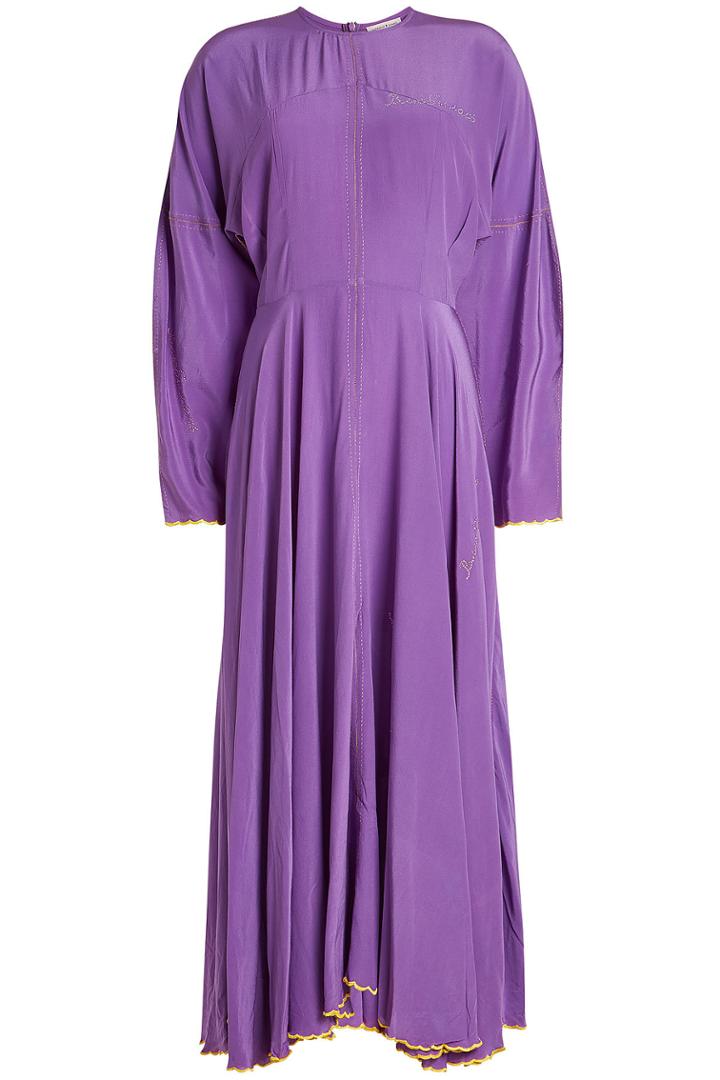 Natasha Zinko Natasha Zinko Silk Dress With Crystal Embellishment