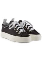 N°21 N°21 Gymnic Satin Sneakers With Embellishment
