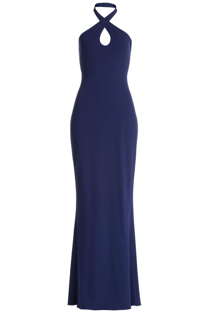 Ralph Lauren Collection Ralph Lauren Collection Keera Stretch Dress - Blue