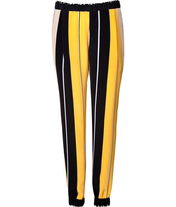 Fendi Silk Striped Pants