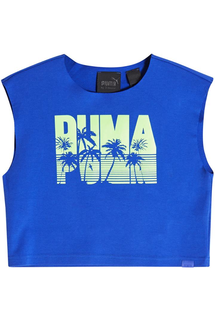 Fenty Puma By Rihanna Fenty Puma By Rihanna Cropped Cotton Tank Top