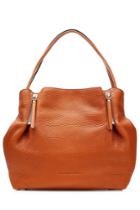 Burberry Shoes & Accessories Burberry Shoes & Accessories Leather Tote With Printed Fabric - Brown